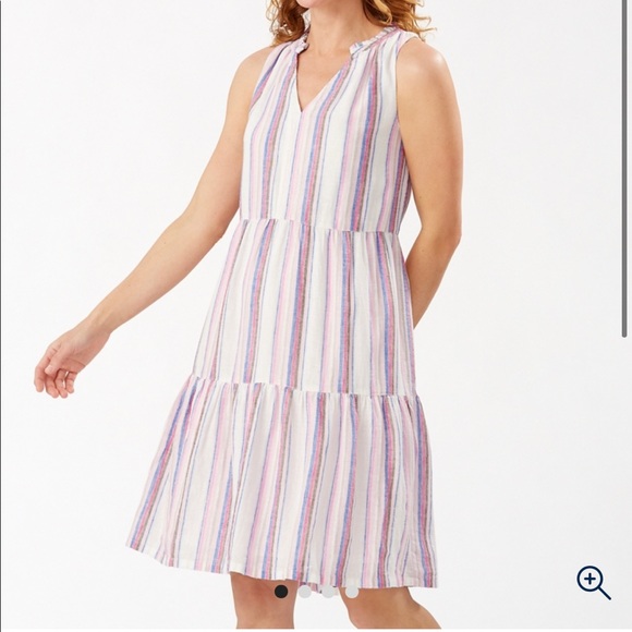Tommy Bahama Dresses & Skirts - Tommy Bahama - Linen Tiered Sundress